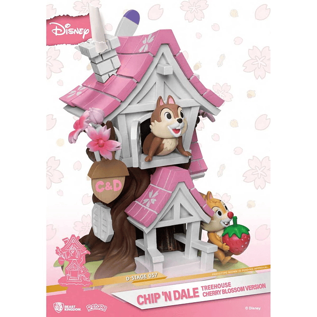 Figura Colección Treehouse Chip N Dale Disney Beast Kingdom