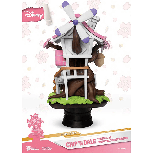 Figura Colección Treehouse Chip N Dale Disney Beast Kingdom