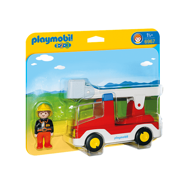 Playmobil 1.2.3 Camión De Bombero