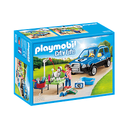 Playmobil Coche Lavandería De Perros