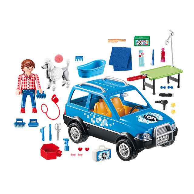 Playmobil Coche Lavandería De Perros