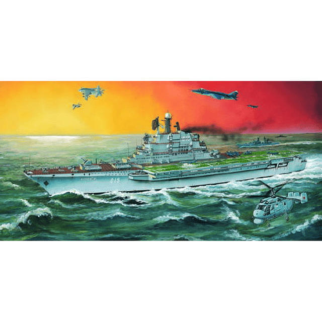 Barco 1:700 Para Armar Battleship-Ussr Aircraft Carrier