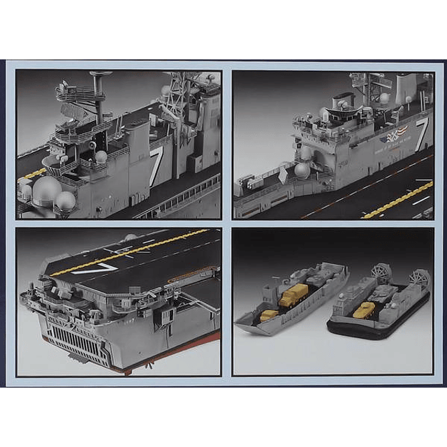 Barco 1:350 Para Armar Iwo Jima Lhd-7