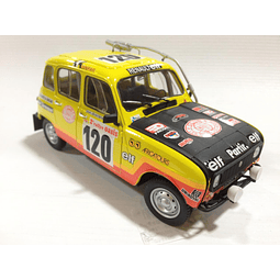 Carro Armado Y Pintado Renault 4L RALLY 1/24