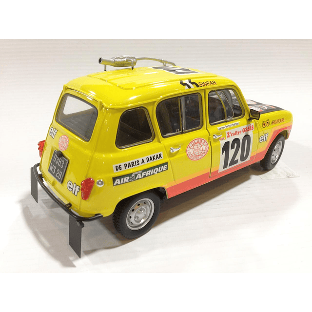 Carro Armado Y Pintado Renault 4L RALLY 1/24