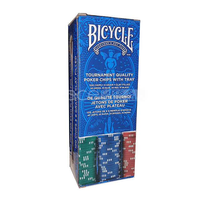 Bicycle Clay Poker Chips Filled 8 Gram