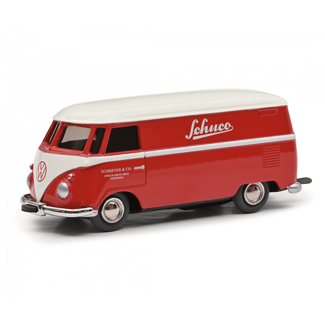 Carro Colección De Cuerda Micro Racer Vw T1 Box Van Red