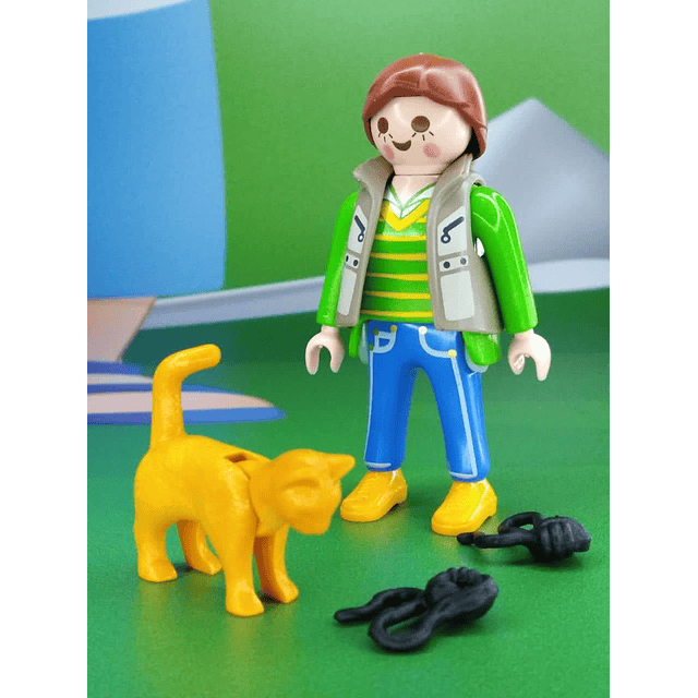  Mujer Con Gato Playmobil