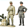 Figuras para armar, oficiales alemanes en el desierto 1/35