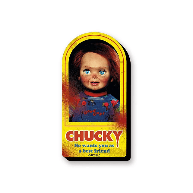 Imán de coleccion "Childs Play Chucky In Package Funky"
