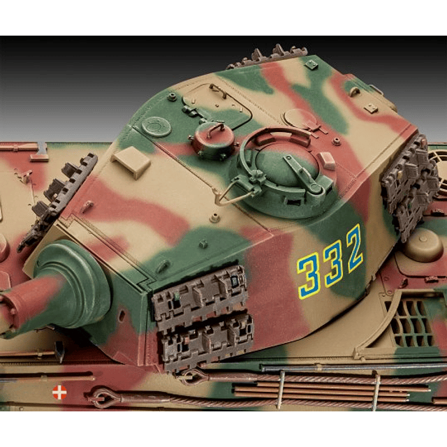 Para armar Tanque Henschelturret Tiger Ii Ausf.B 1/35