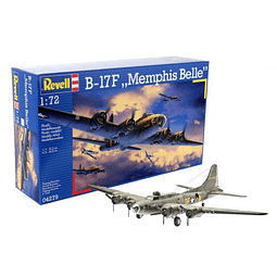Para armar AVION bombardero B-17F Memphis Belle 1/72