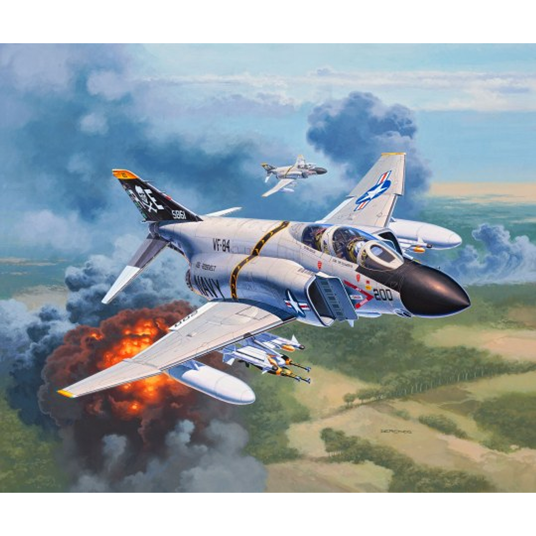 Para armar F-4J Phantom Ii 1/72 3