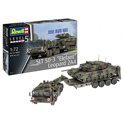 Para armar Slt 50-3 Elefant & Leopard 2A4 1/72