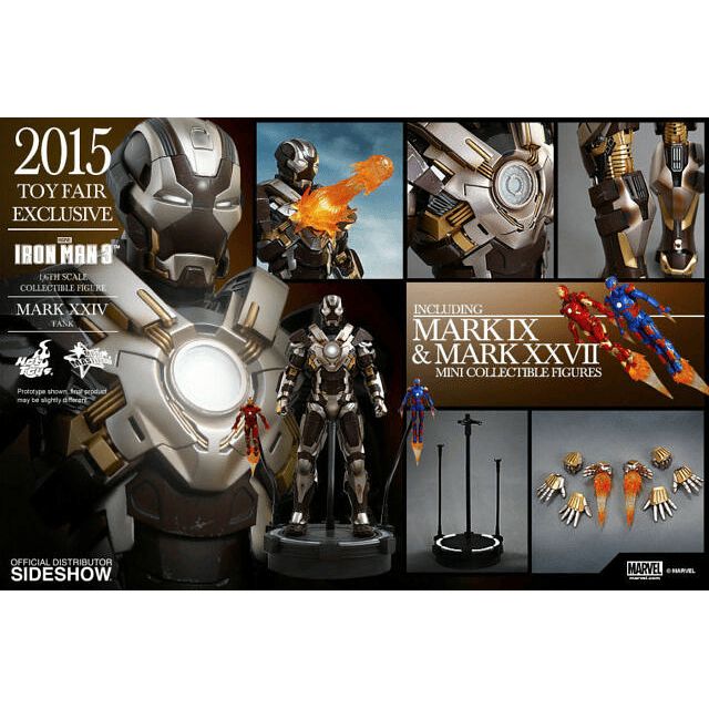 Figura Colección - NO NUEVA -  1:6 Mark XXIV 24 Tank Iron Man 3  Toy Fair Exclusive 2015