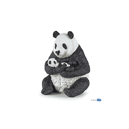 Animal Colección  Oso Panda Sentado Con Cria