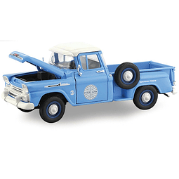 Carro Colección  1958 Chevrolet Apache Step-Side 1/24 Pan am