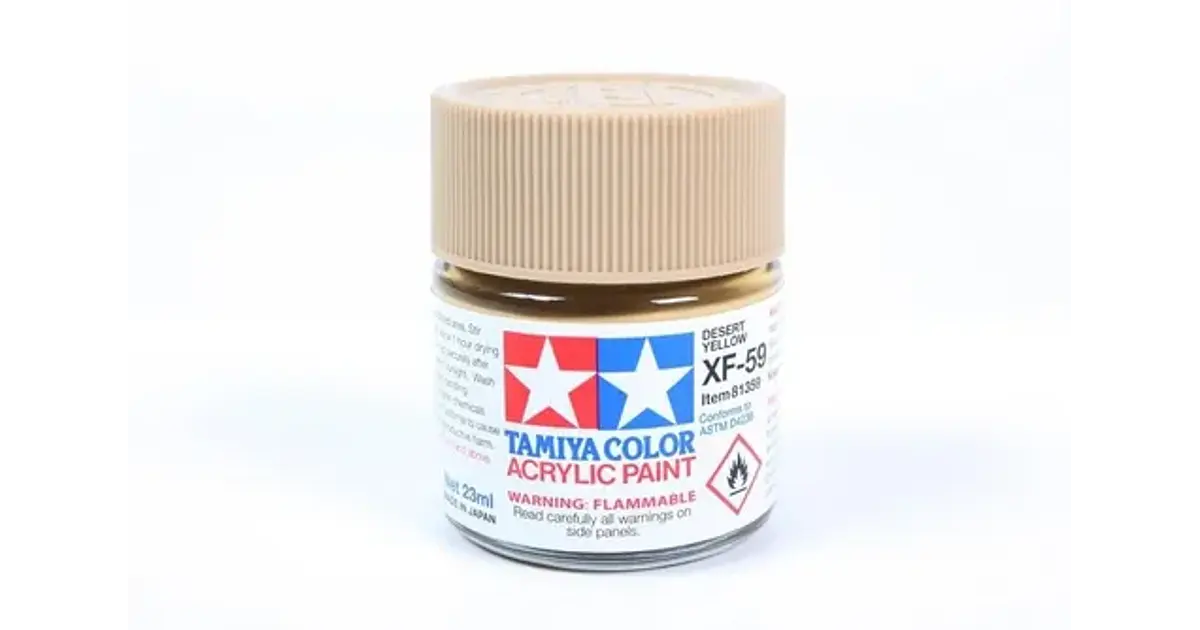 Pintura Xf-59 amarillo del desierto Desert yellow 23Ml