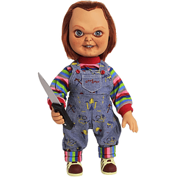 Figura de acción Chucky con sonido Mezco Toyz 15 pulg. Mega Good Guy