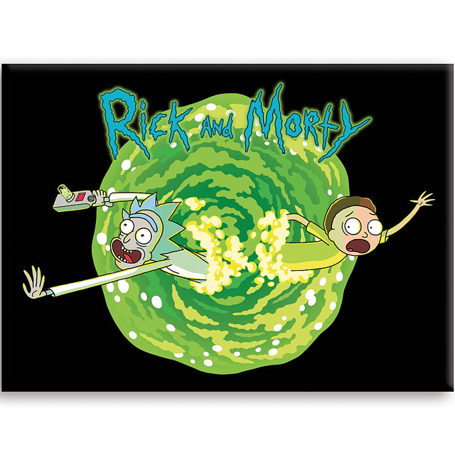 Imán Rick And Morty Flat Magnet