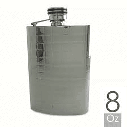  Licorera Acero Inox 8Oz