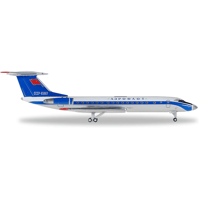 Avión Colección  Aeroflot Tup Tu-134A Bluebird 1/500