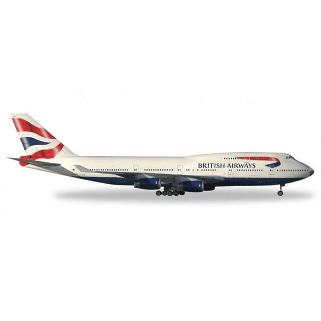 Avión Colección  British Airways Boei 747-400 1/500