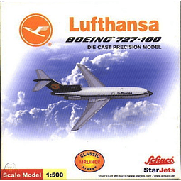 Avión Colección  B727 Lufthansa 1/500 - Azul