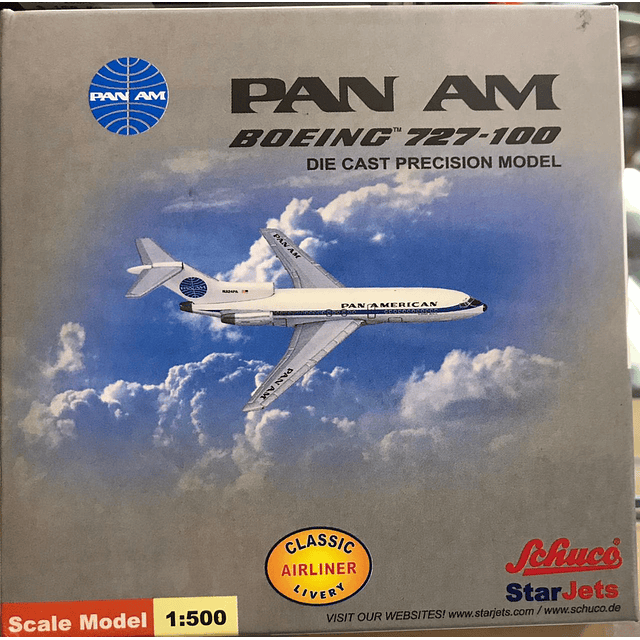 Avión Colección  B727 Pan Am 1/500