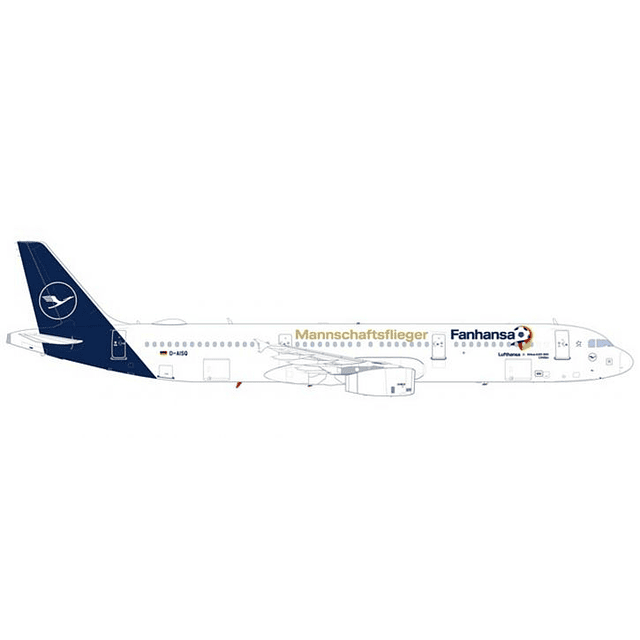 Avión Colección  A321 Lufthansa Fanhansa 1/200