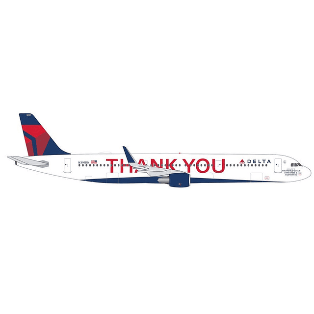 Avión Colección  Delta Air L.A321 Thank You 1/500