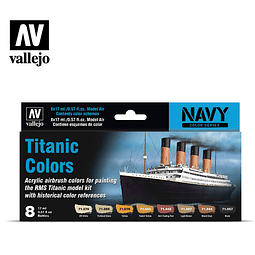  Set Titanic Colors- Navy Color Seri
