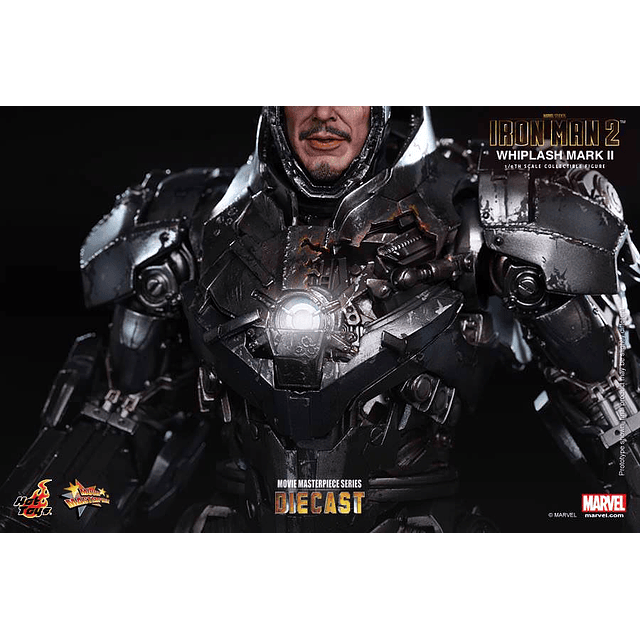 Figura Coleccion - NO NUEVA - Iron Man Mk II - Whiplash 1/6