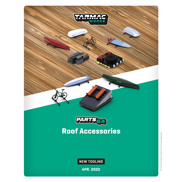 Set de accesorios para acampar para  carros 1/64