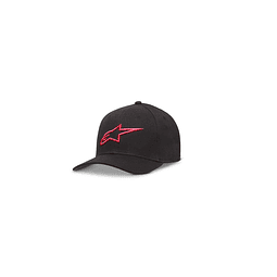  Gorra Ageless Curve Black/Red S/M