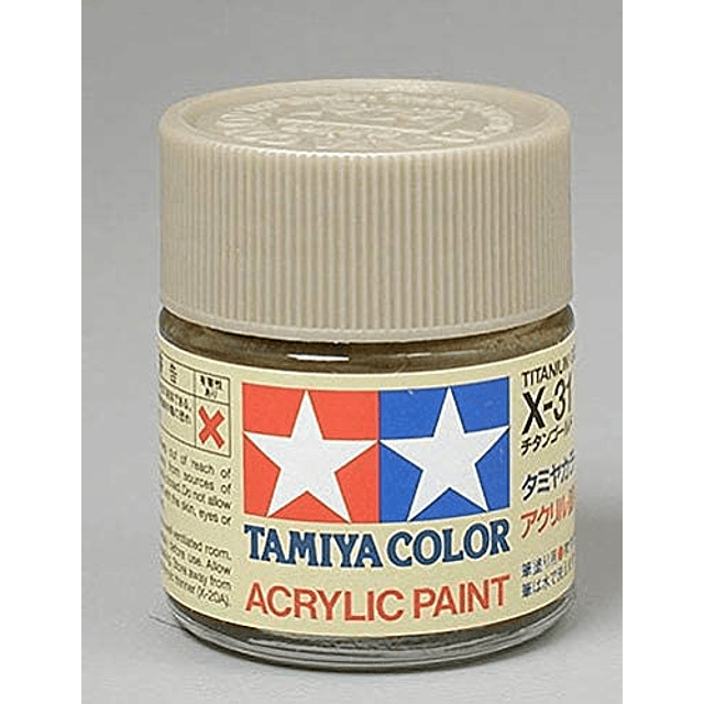  Pintura Acrylic X-31 Titanium Gold 23Ml