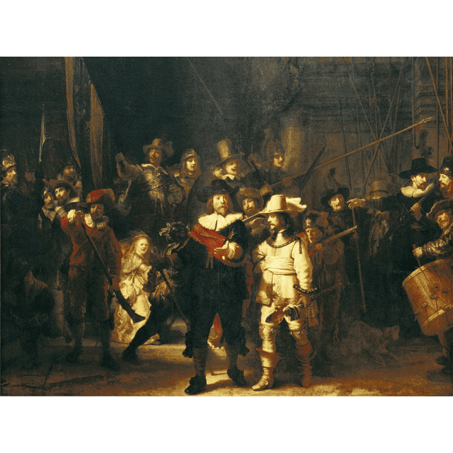 Rompecabezas Rembrandt: Die Nachtwache 1500P