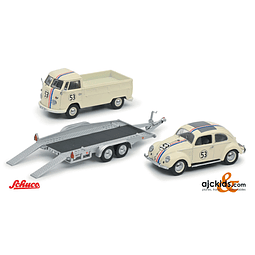 Carro Colección  VW T1b with trailer VW Beetle #53 1:43