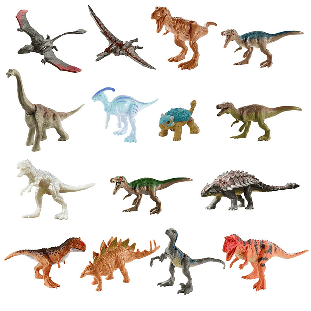 Animal Colección  Cretaceous Mini Dino Box 15-Pack