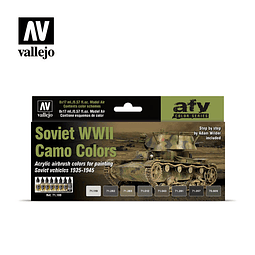  Set: Soviet Wwii Camo Colors (8) Vallejo