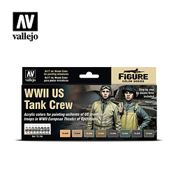  Set: Wwii Us Tank Crew  (8) Vallejo