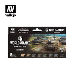 Set: World Of Tanks (8+2 Pinceles)