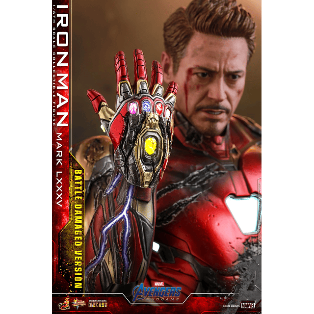 Figura Colección  Iron Man Mark Lxxxv Battle Dama 1/6
