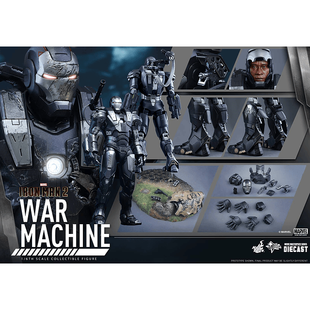 Figura Colección  War Machine Reissue 1/6