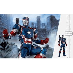 Figura Colección  Iron Patriot Dlx Fig Threezero.