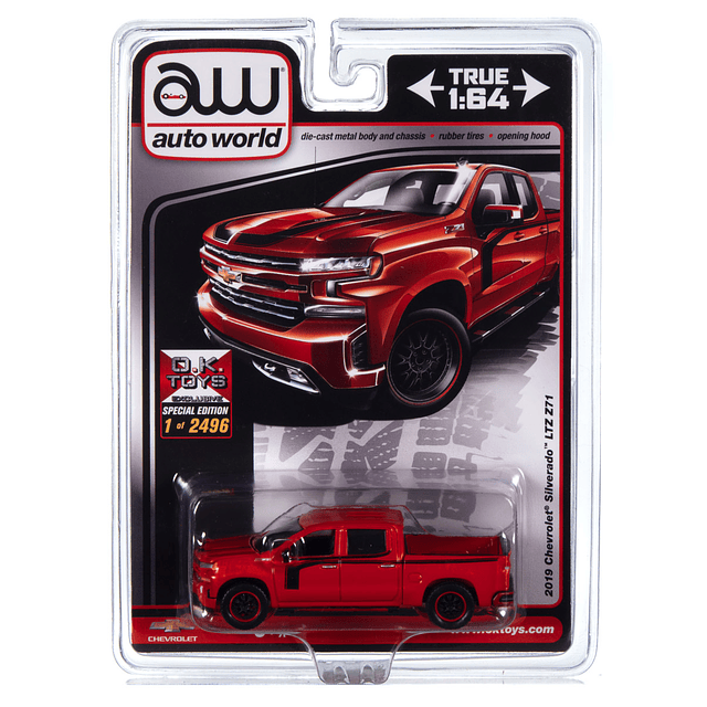 Carro Colección  2019 Chevy Silverado Ltz Z71 1/64