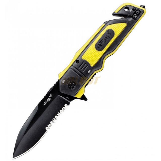 Navaja Walther Rescue Yellow Black 