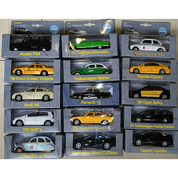Carro Colección  Taxis Del Mundo Escala 1/36 Welly