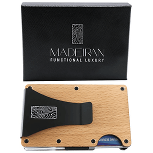  Tarjetero Rfid En Madera De Haya