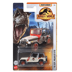 Carro Colección  93 Jeep Wrangler #18 1/64  Jurassic
